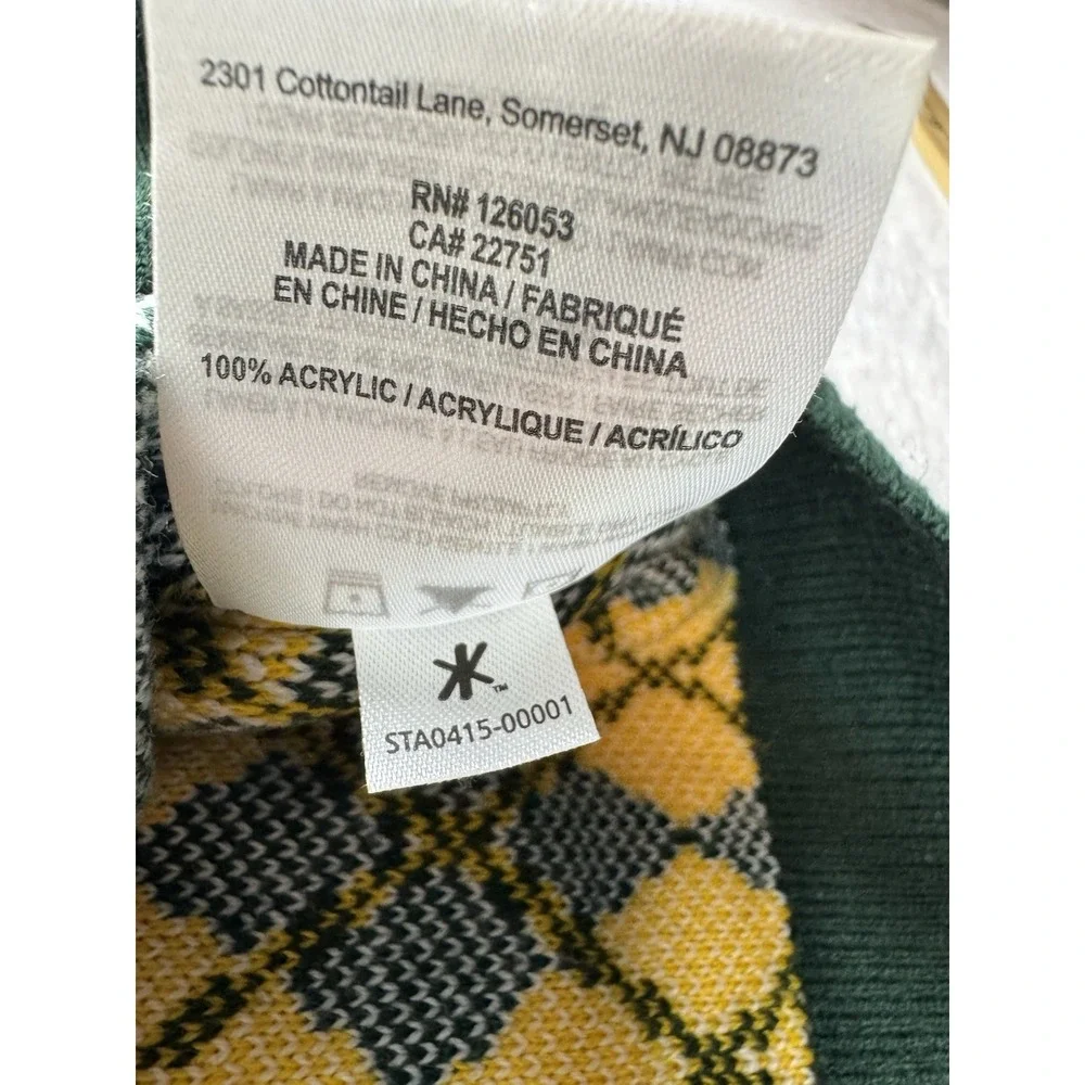 Green Bay Packers Ugly Christmas Sweater NFL Team Apparel‎ Men's Size XL X-Large